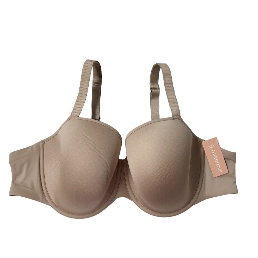 NEW ThirdLove Classic T-shirt Bra Womens Size 46B Beige Third Love